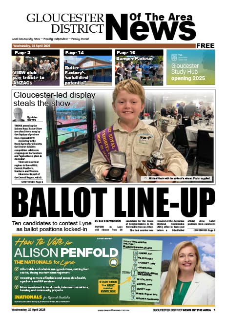 Gloucester District News Of The Area 23 APRIL 2025