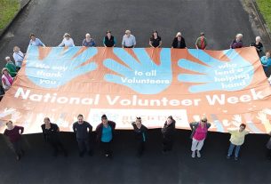 Thanking the Bucketts Way volunteers connecting their community