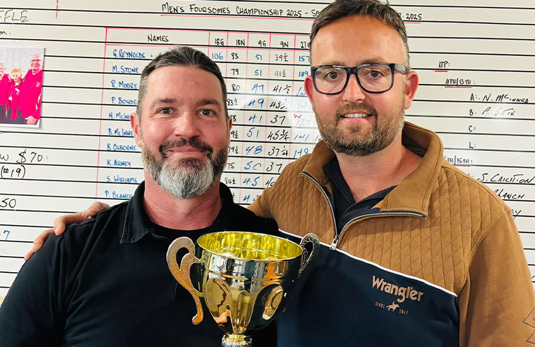 McInnes and Crichton take out Men’s Foursomes Champs