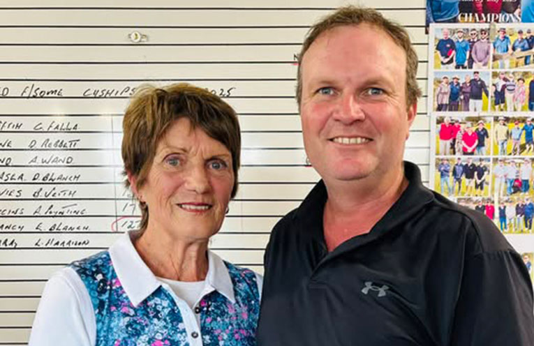 Evelyn and Paul Blanch win Mixed Foursomes