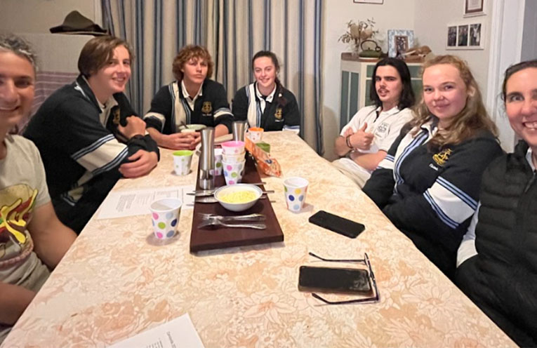 Five Gloucester students planning a very different schoolies’ week