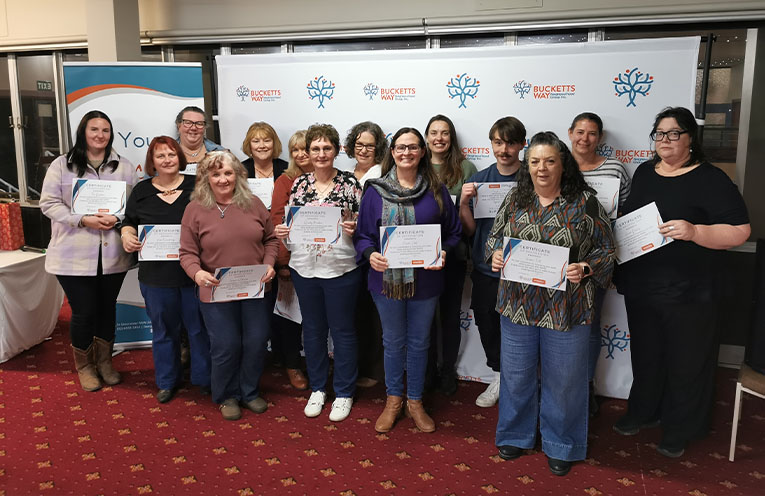 Bucketts Way Neighbourhood Group celebrates staff achievements