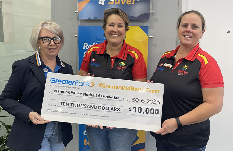 Netballers receive funding support after flood damage