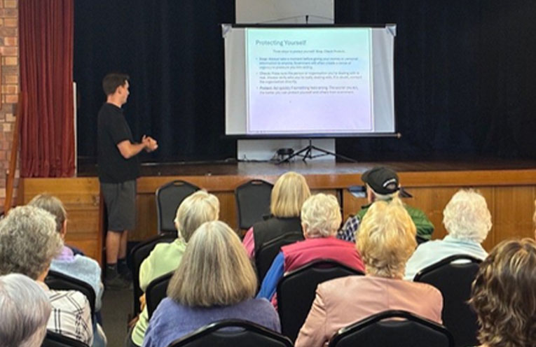 Gloucester U3A members tackle cybersafety