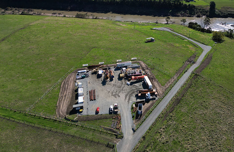 Drilling underway on Manning River Underbore