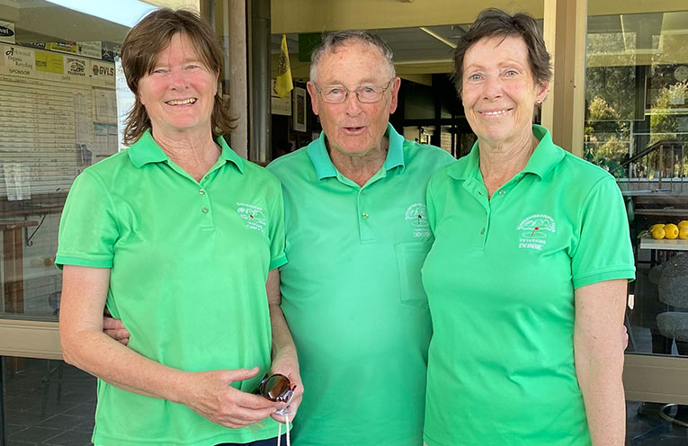 Close Finish in Vets Four Ball Golf