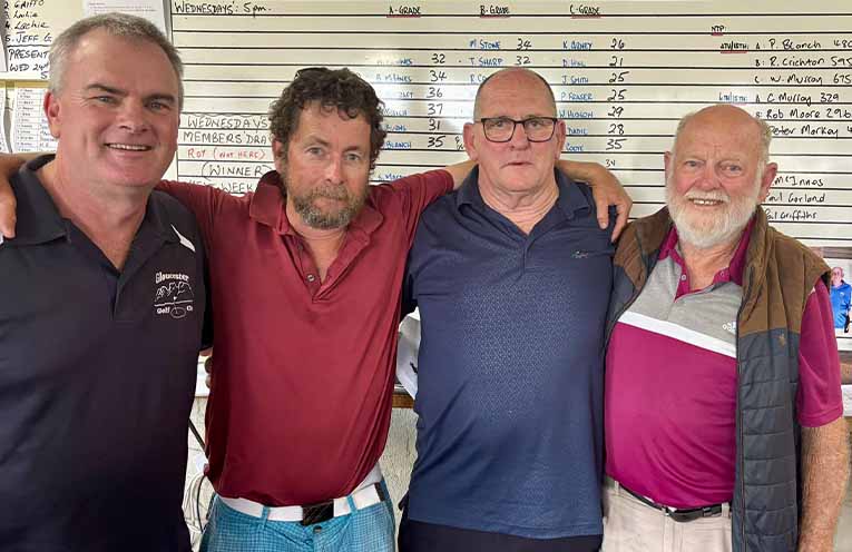 Veitch, Parish and Murray in Golf Wins