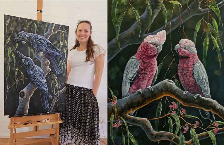 Ebony Bennett’s exhibition Wild Life opens at the Gloucester Gallery