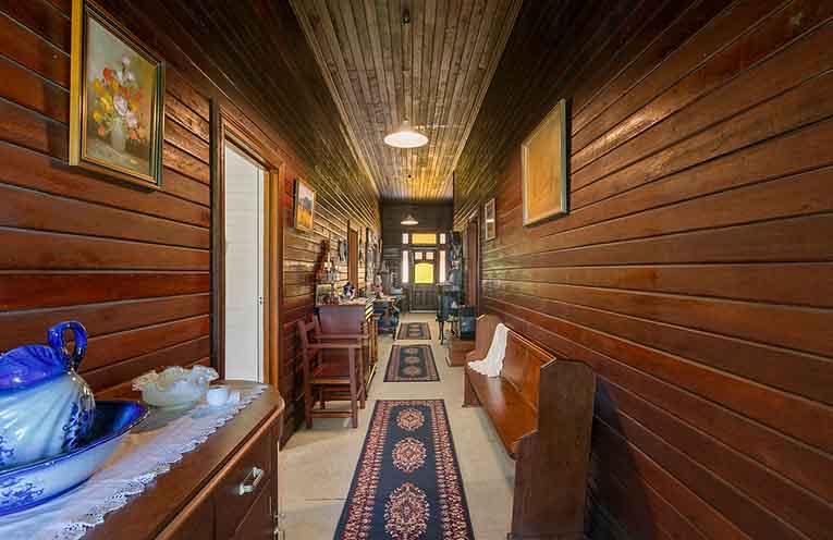 The homestead’s original rosewood interiors have been beautifully preserved.