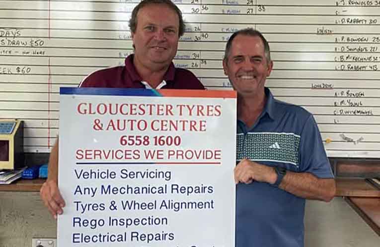 Blanch, Robbins in Four Ball Golf Win