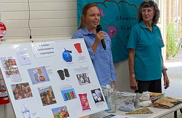 Recycling the focus of first Gloucester Garden Club meeting of 2026