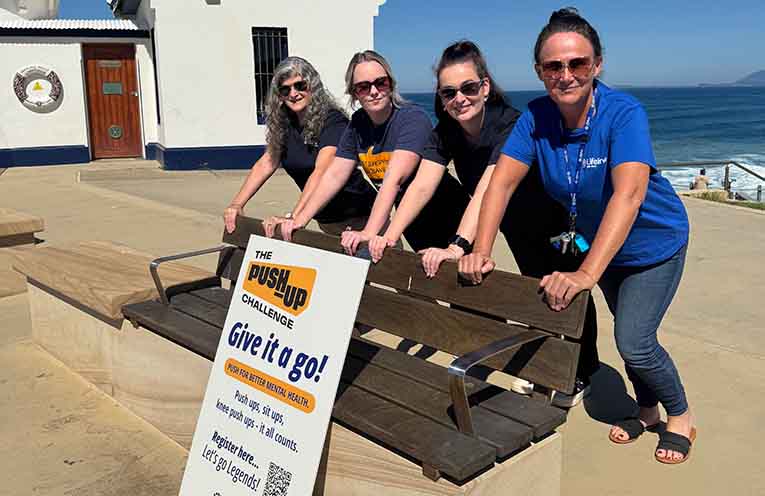 Registrations open for Lifeline Mid Coast Push-Up Challenge