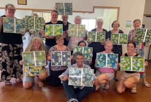 Proudly imperfect painters gather for a Sunday ‘time out’