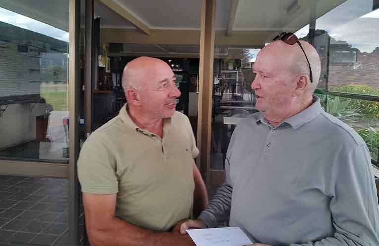 Farugia Stars in Vets Golf