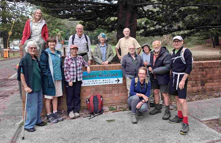 Gloucester Environment Group on the two-day Tomaree Coastal Walk. Photo: GEG.