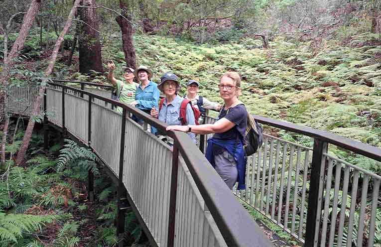 The walk takes in beaches, rock shelves, dunes and rainforest boardwalks. Photo: GEG.