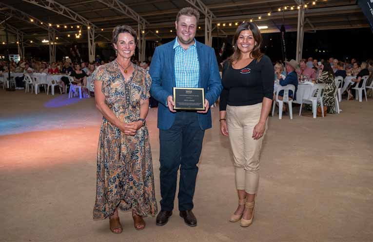 Jack Laurie receives Young Achiever Award