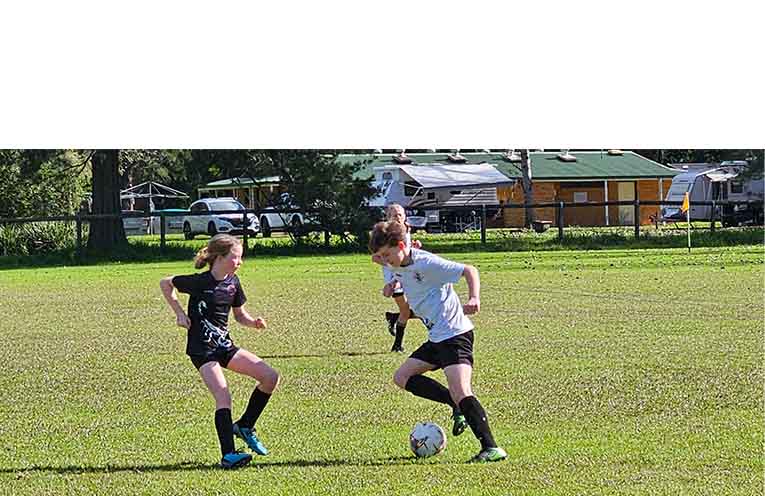 Gloucester soccer mini roos action. Photos: Submitted.