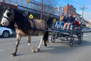 Christmas in July draws crowds to a vibrant Gloucester