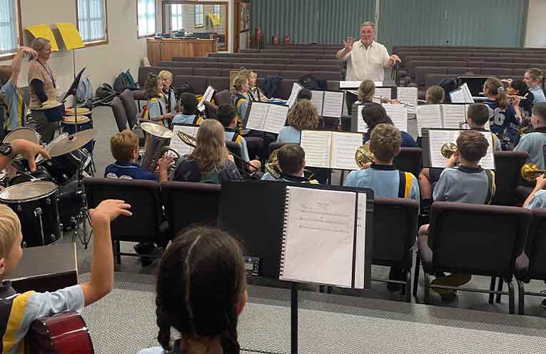 Gloucester students strike the right note