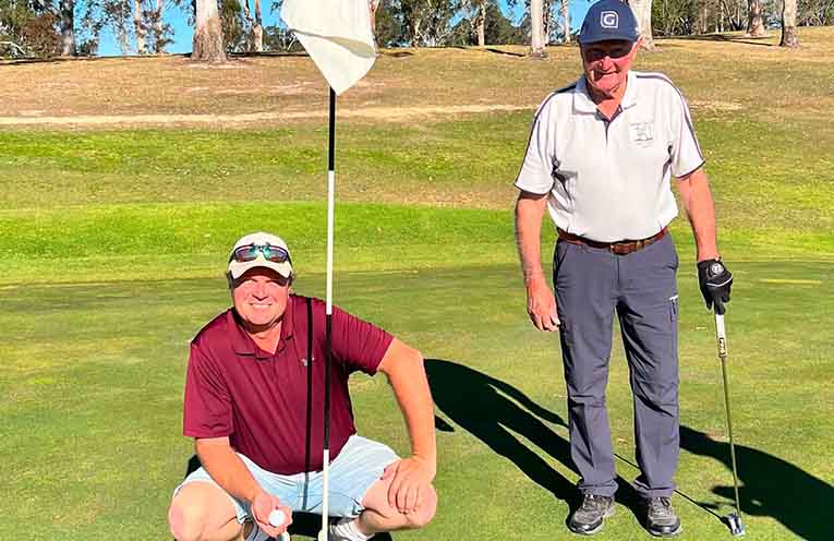 Paul Blanch stars with hole-in-one