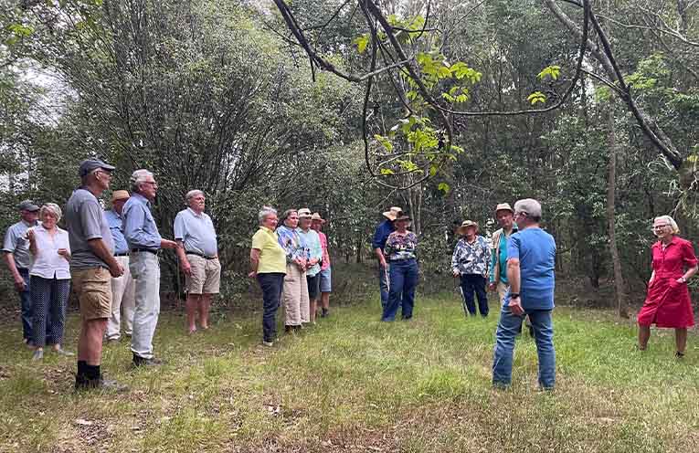 Today, Valentia Lodge is visited and much admired by clubs and groups, including members of Gresford Landcare.