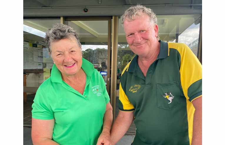 Sally Higgins and Mark Stone.